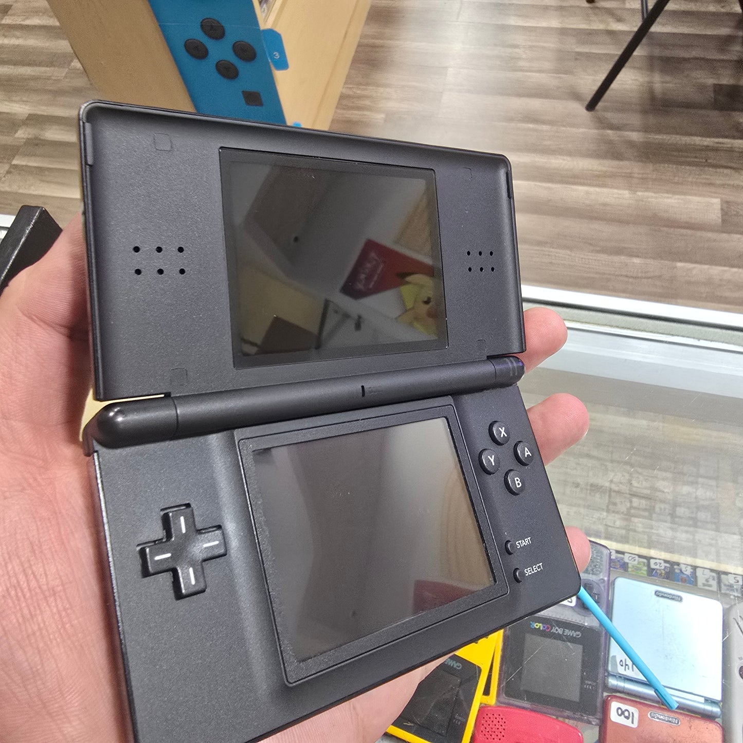 Black Nintendo DS Lite Handheld System with Charger