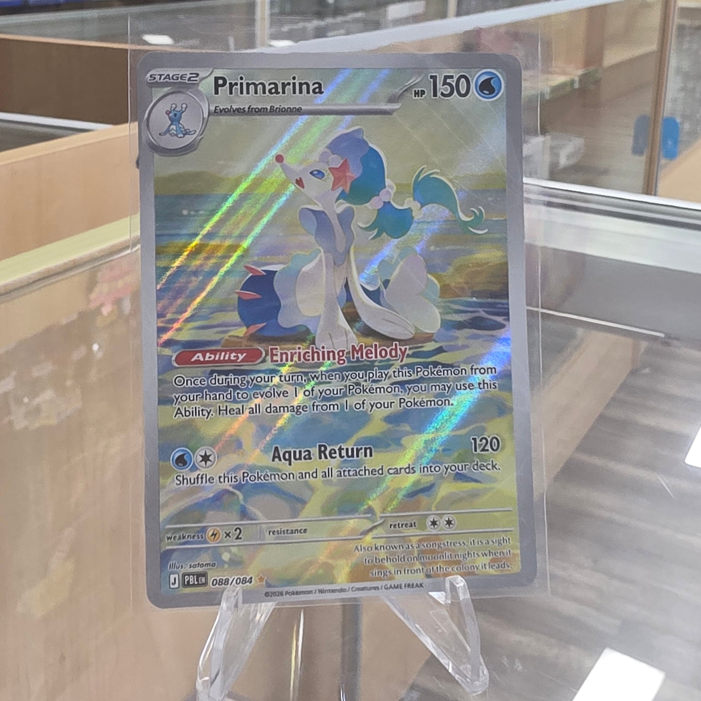 Primarina - 088/084 - ME05: Pitch Black (NM)