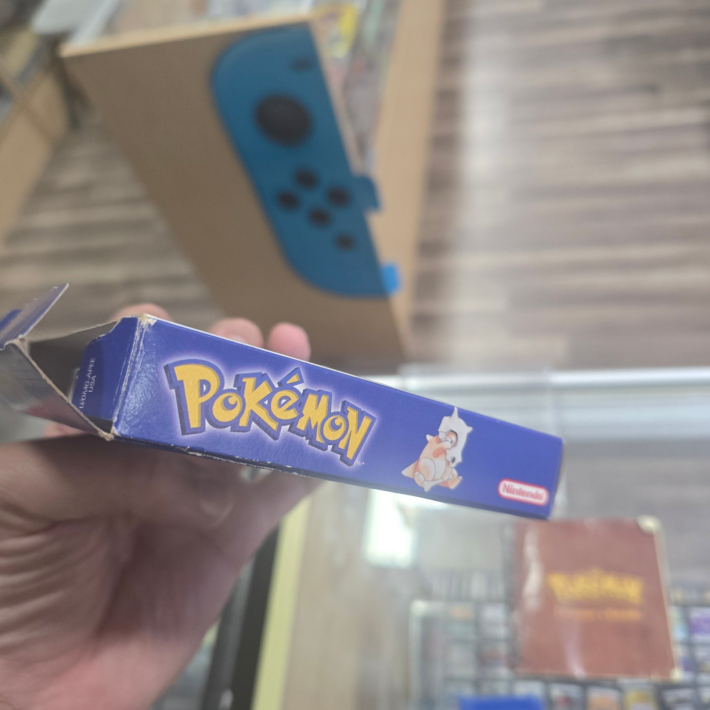 Pokémon Blue with Box and Manual  Nintendo Gameboy (Saves) (Authentic) (1st Print) with Box Protector