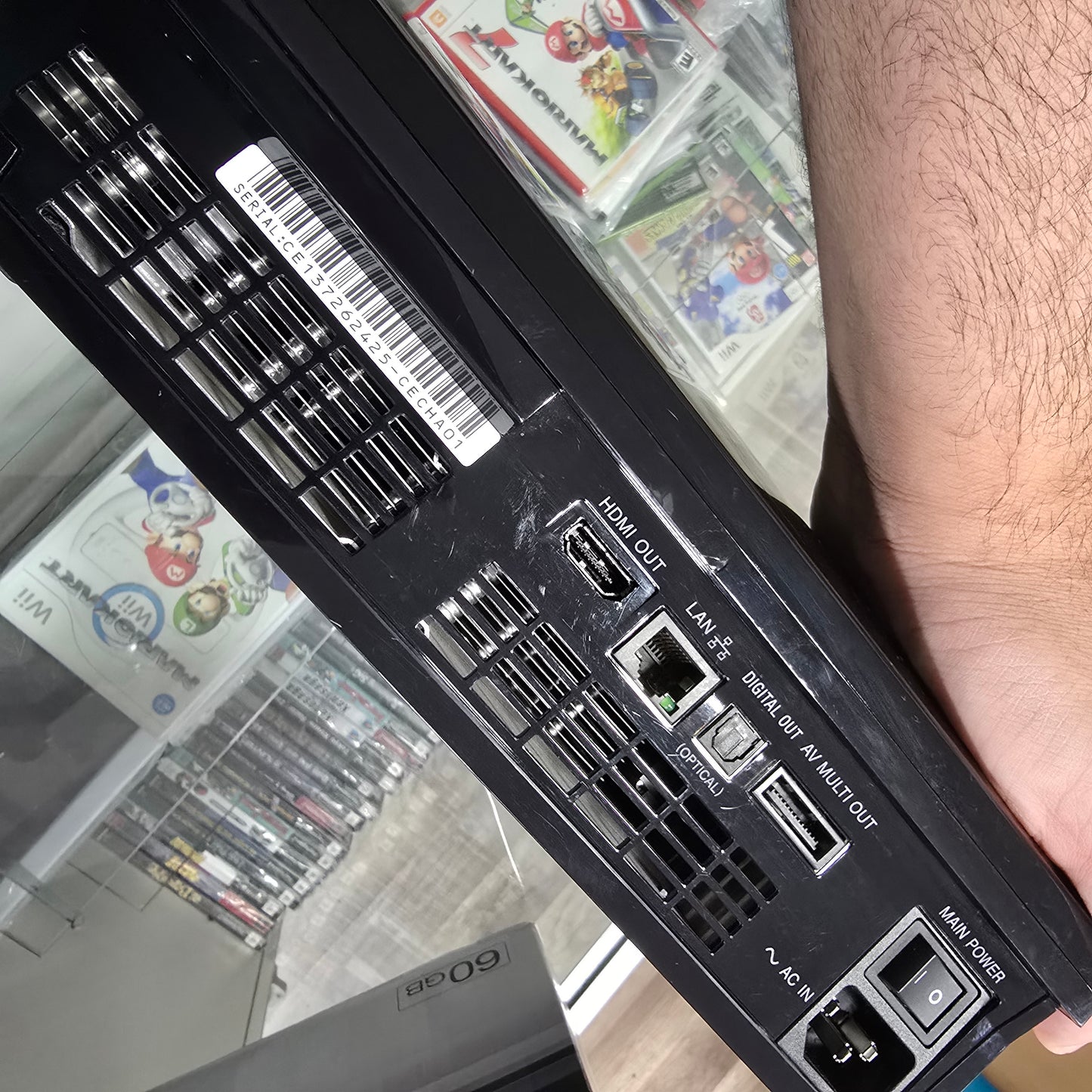 PlayStation 3 Backwards Compatible Model with Controller, Wires, and Box