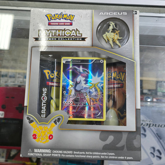Pokemon 20th Anniversary Mythical Pokemon Collection - Arceus Pin Box New Sealed