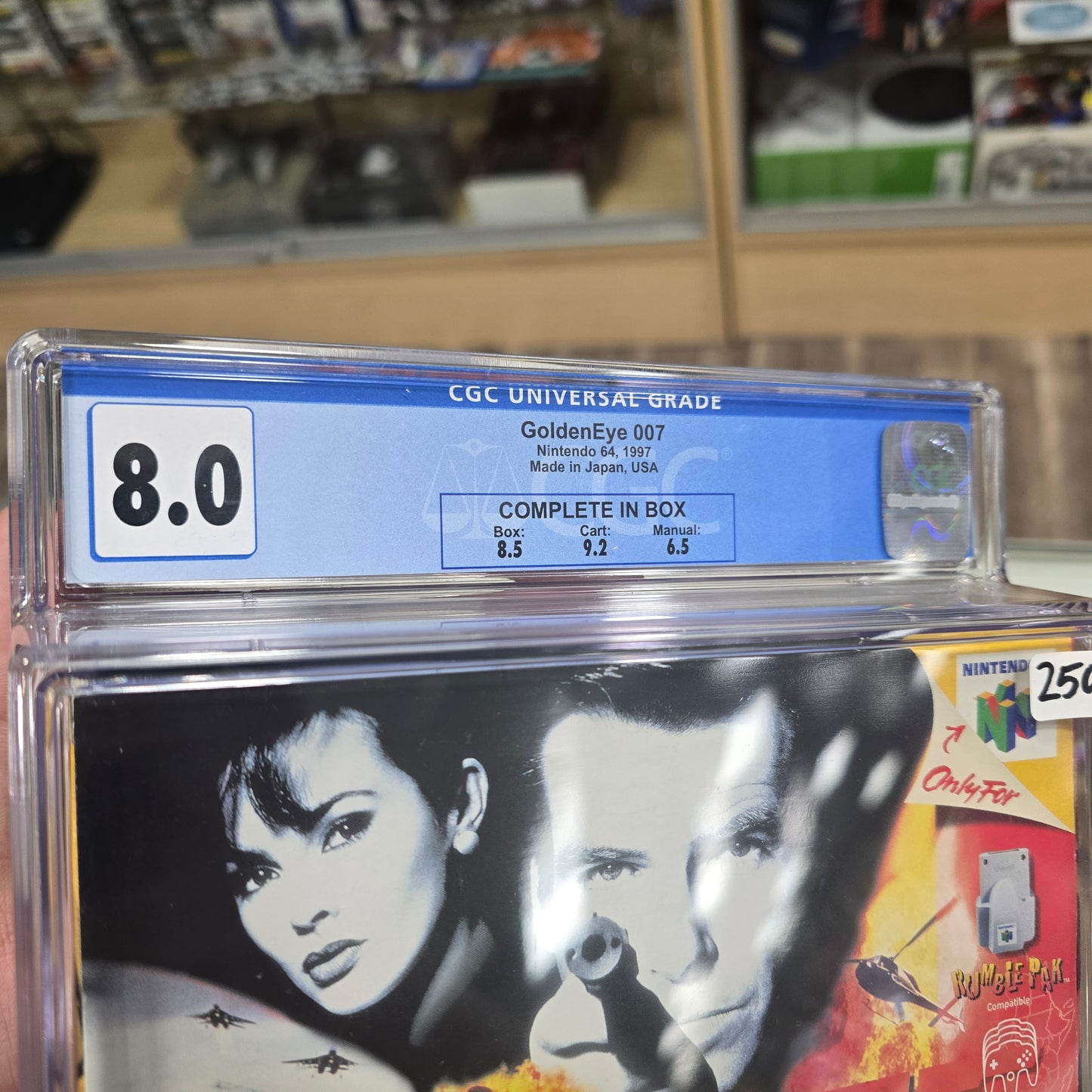 Golden Eye 007 Nintendo 64 CIB (CGC 8.0)