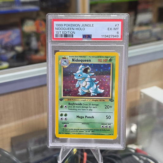 Nidoqueen (7) - Jungle (PSA 6) 1st Edition