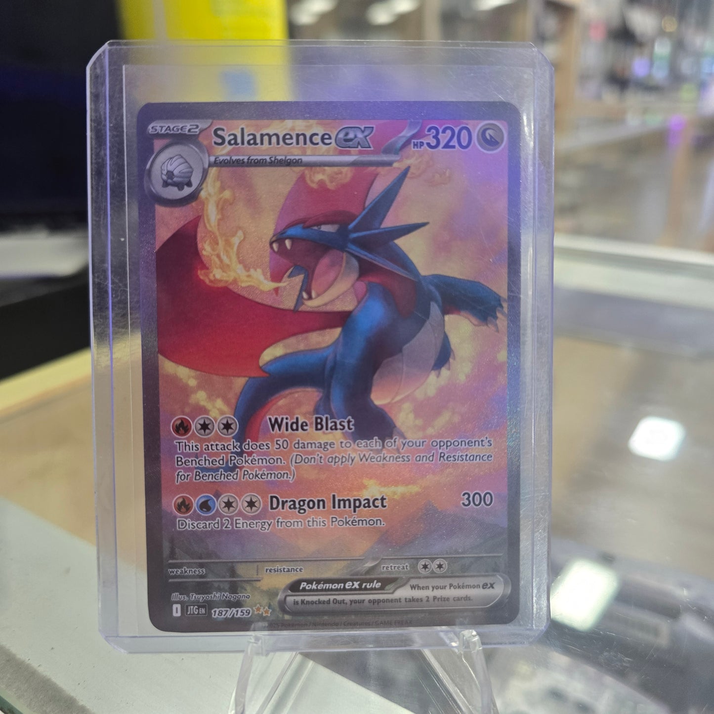 Salamence ex - 187/159 - SV09: Journey Together (NM)