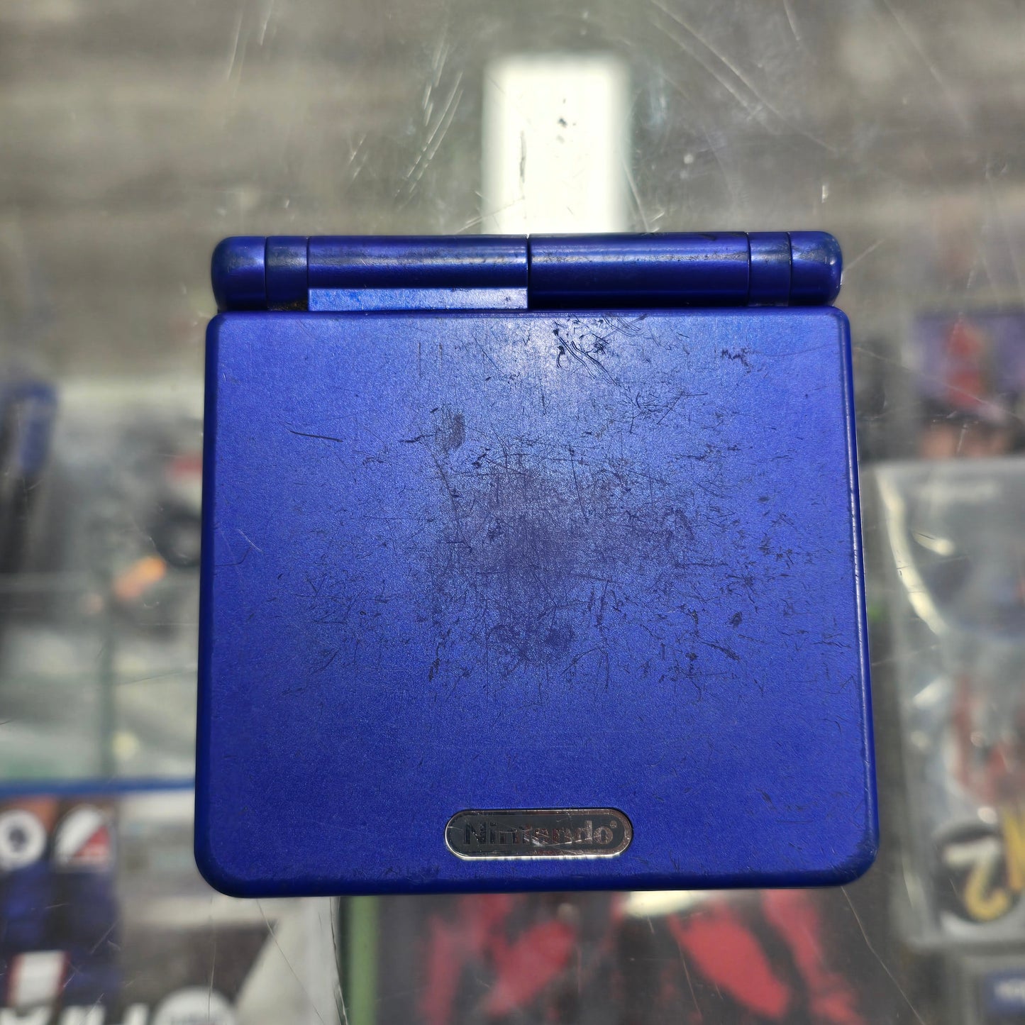Blue Nintendo Gameboy Advance SP Handheld System with Charger 001 Model