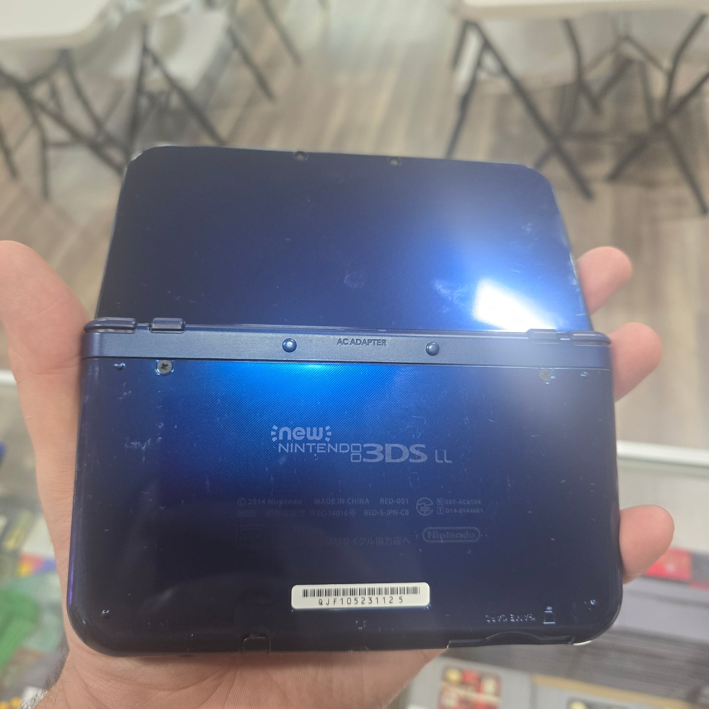 New Nintendo 3DS LL Dark Blue JP Nintendo 3DS [Pre Installed Games] [Charger Included] TOP IPS