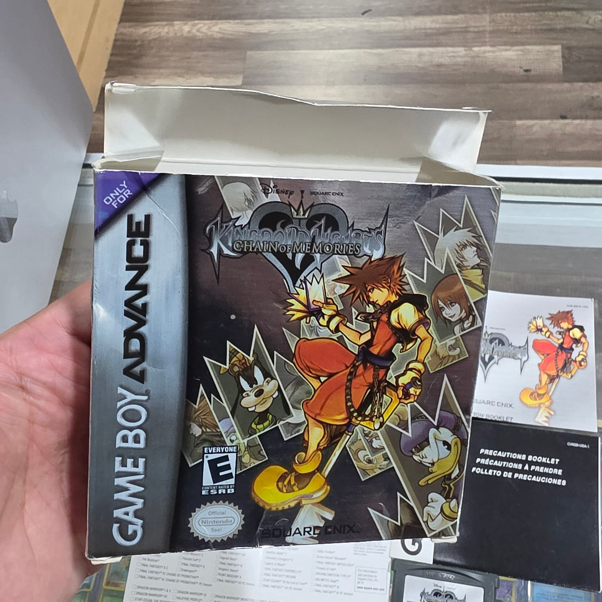 Kingdom Hearts Chain of Memories with Box and Manual