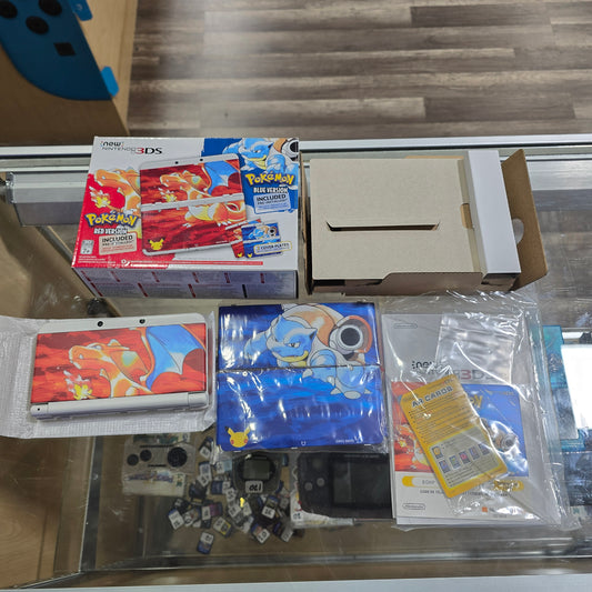 New Nintendo 3DS Pokemon 20th Anniversary Edition Nintendo 3DS Handheld System with Box and Charger
