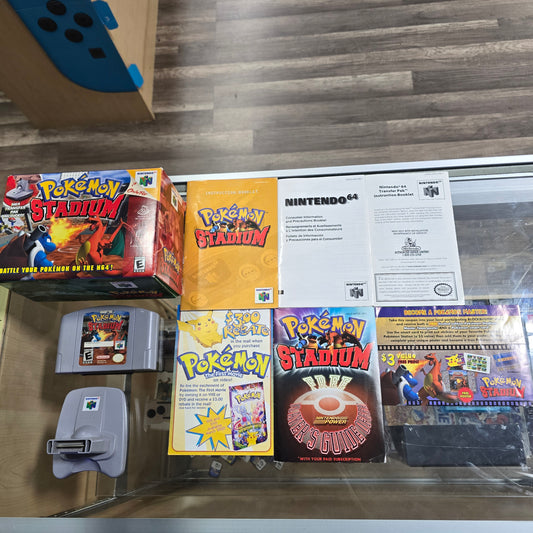 Pokemon Stadium (Authentic) (CIB) (CLEAN) Nintendo 64