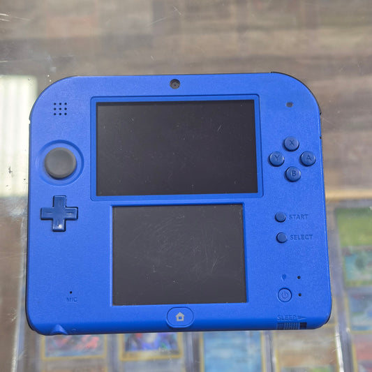 (166) Blue Nintendo 2DS Handheld System with Charger