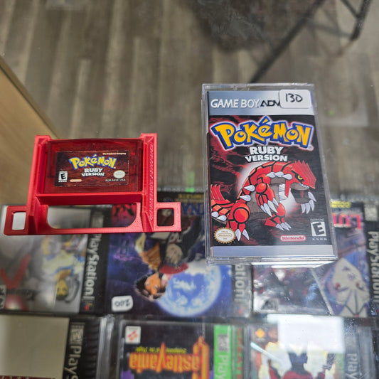 Pokémon Ruby (Authentic) with Custom Case Nintendo GameBoy Advance