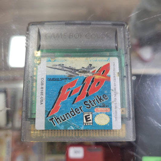 F 18 Thunder Strike Nintendo Gameboy Color