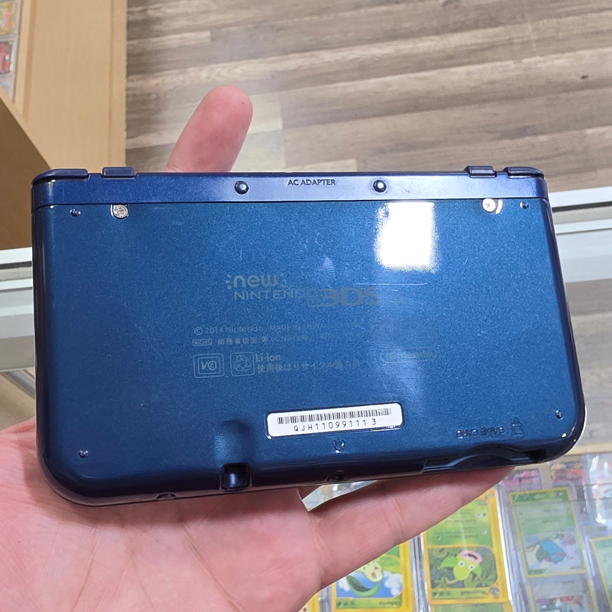 (113) New Nintendo 3DS XL Handheld System (Blue) w/ Charger (Region Free)(JAPANESE TO US) (DIGITAL GAMES)