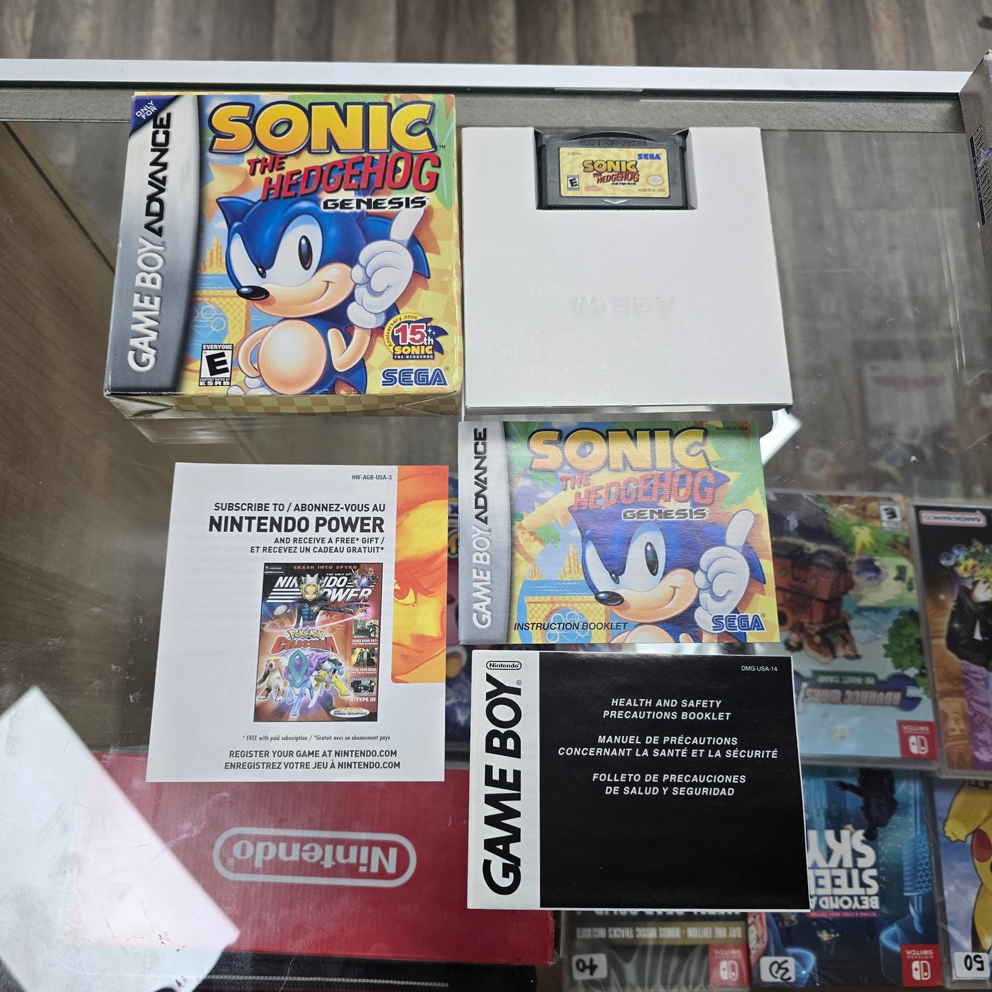 Sonic The Hedgehog Genesis Nintendo GameBoy Advance