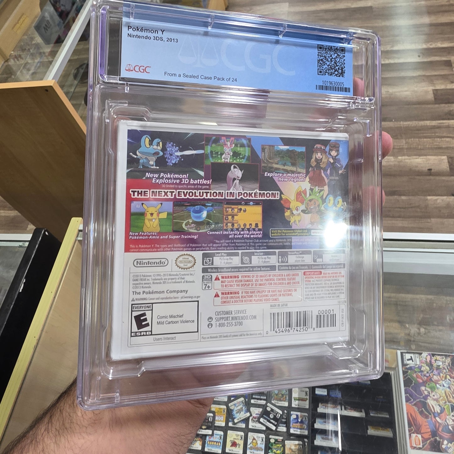 CGC Graded 9.8  A++ Pokémon Y Nintendo 3DS (UNOPENED)