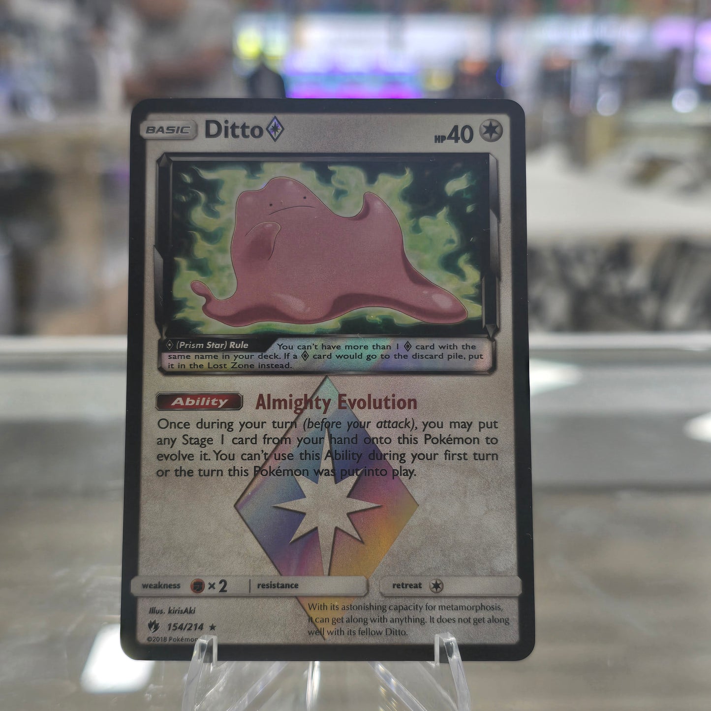 Ditto Prism Star - SM - Lost Thunder (NM)