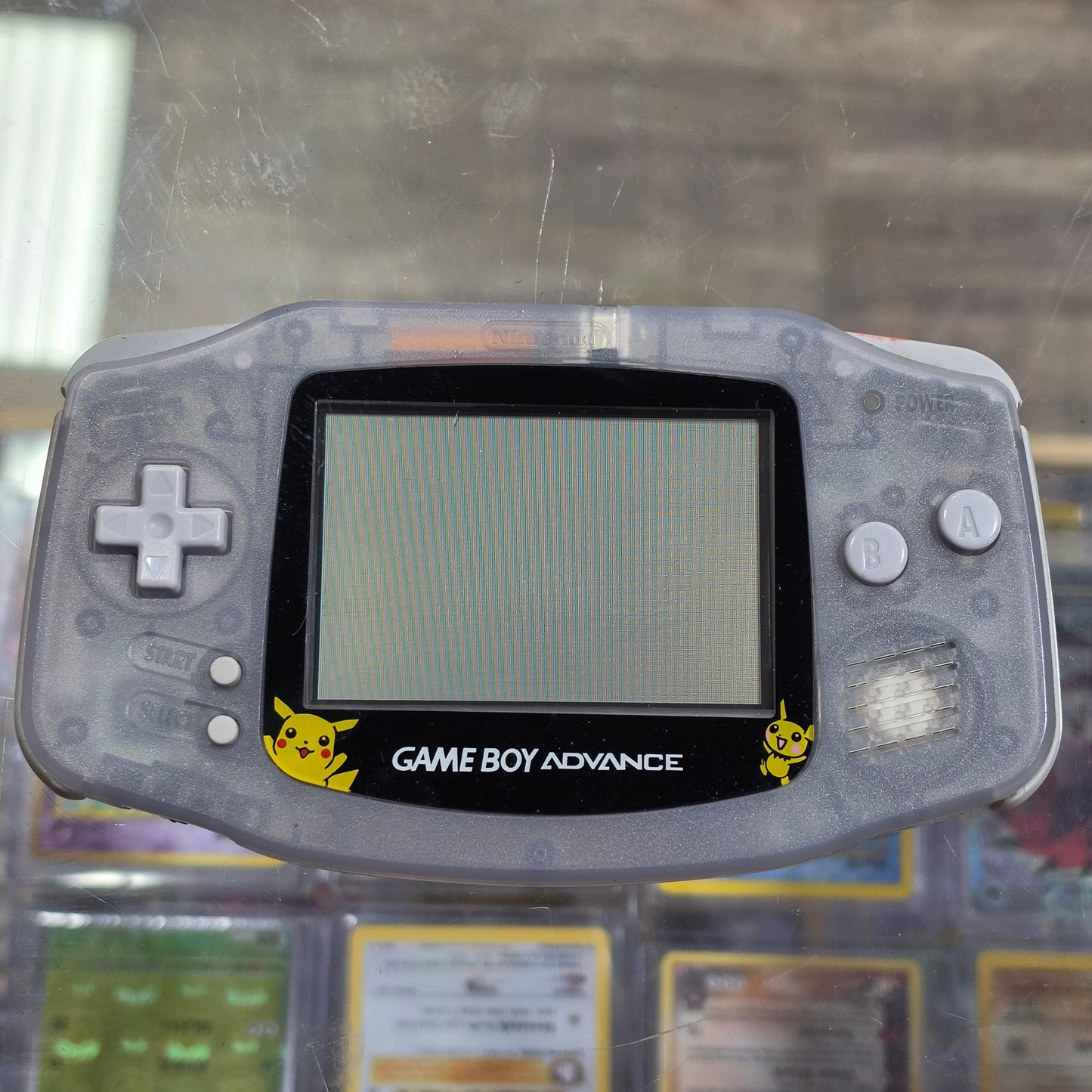 Nintendo Gameboy Advance Handheld System with (Custom Pokémon Front Plate)