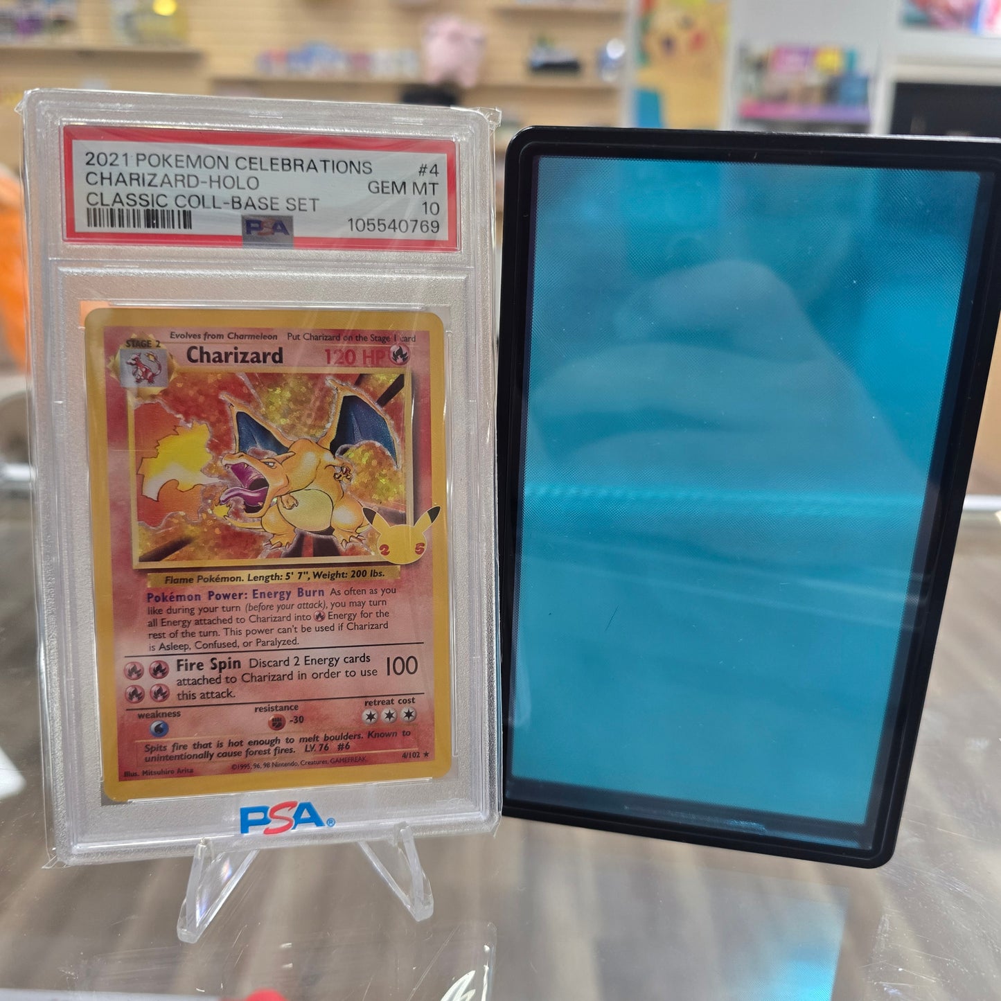 Charizard - Celebrations: Classic Collection (PSA 10) with Card Guard