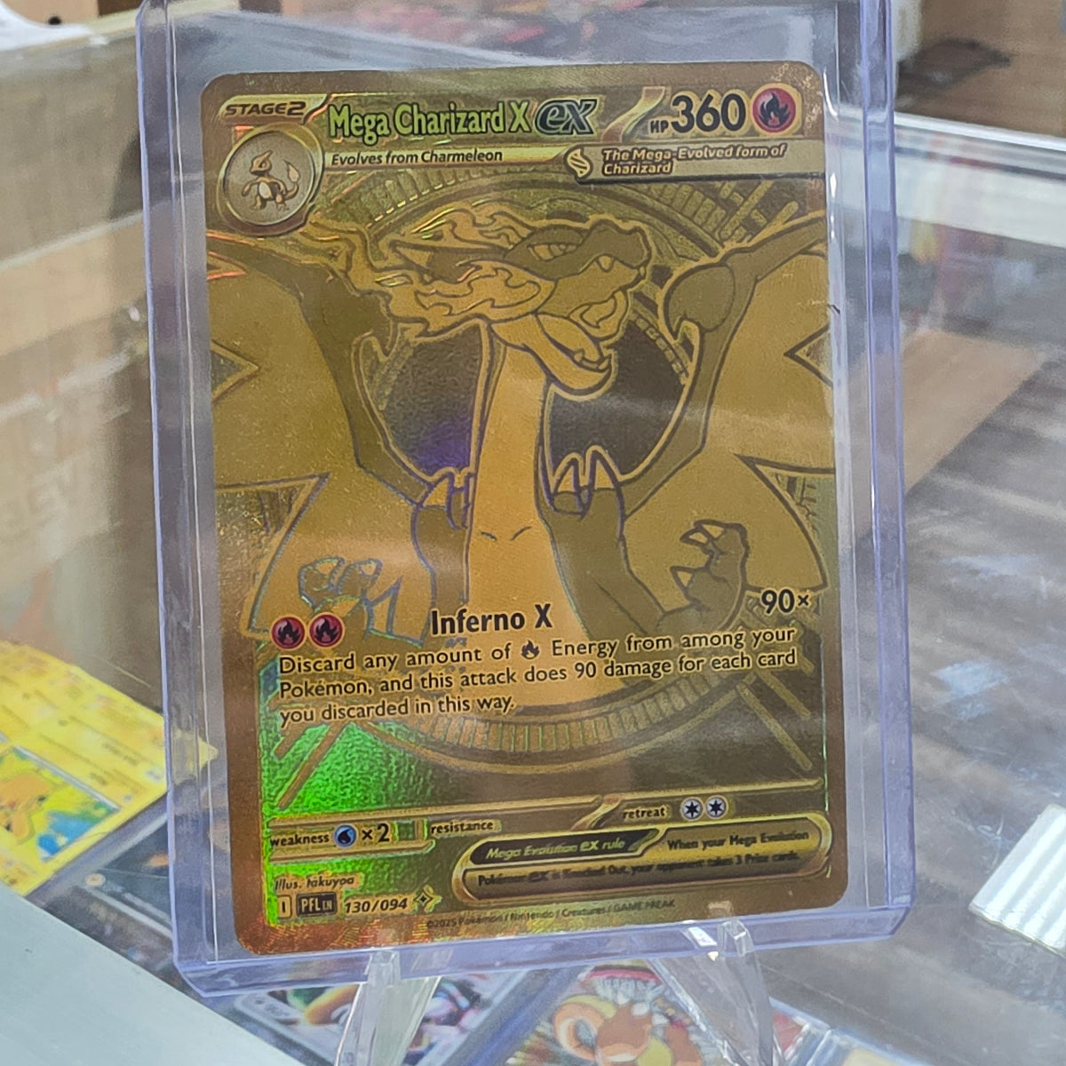 Mega Charizard X ex - 130/094 - ME02: Phantasmal Flames