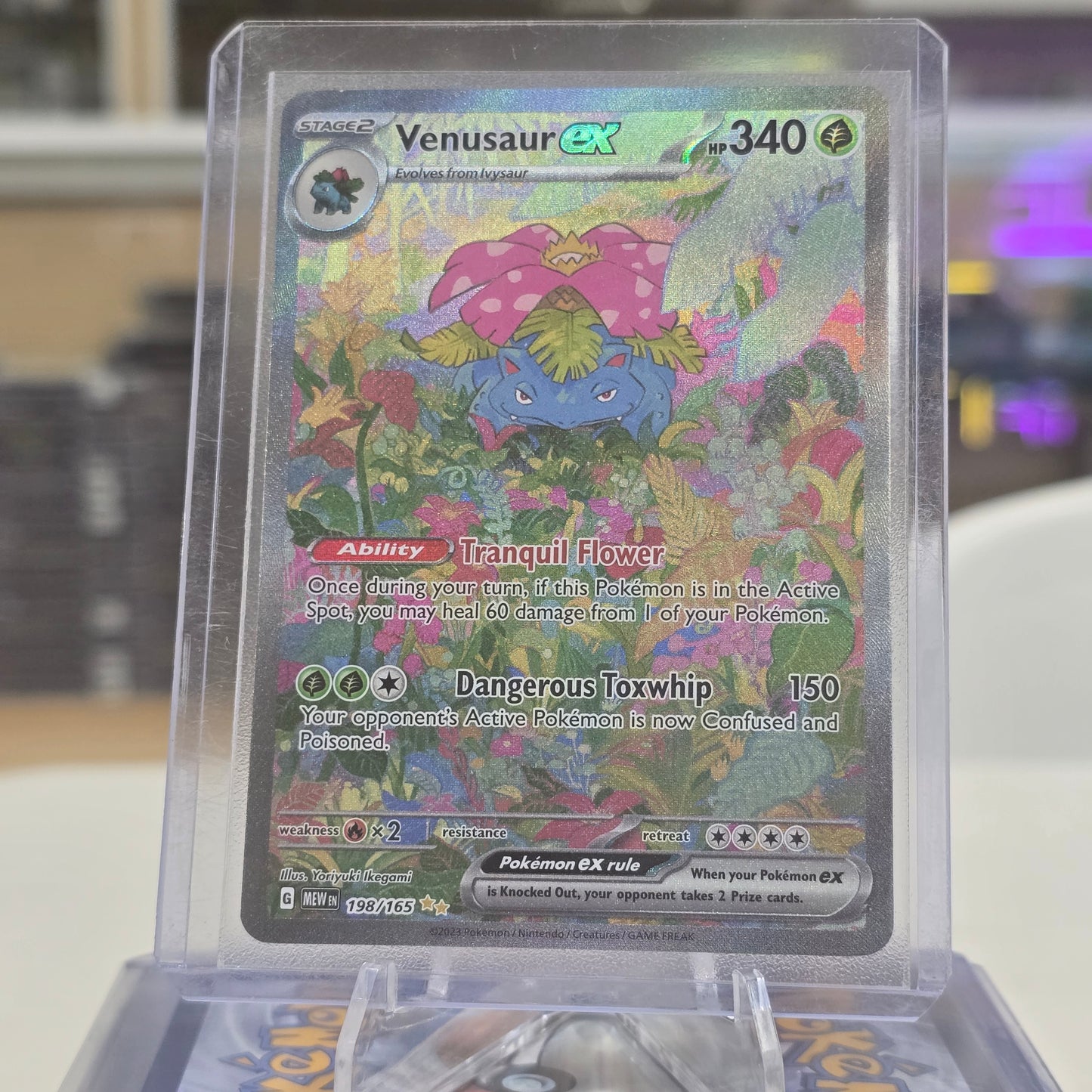 Venusaur ex - 198/165 - SV: Scarlet & Violet 151 (NM)