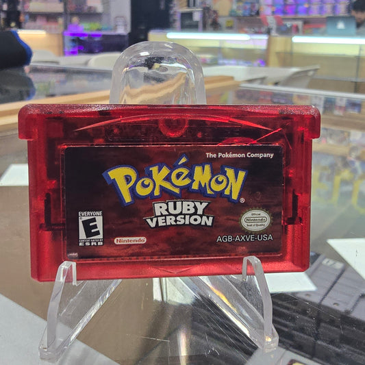 Pokémon Ruby (Authentic) (Clean Label) Nintendo Gameboy Advance (Dry Battery)