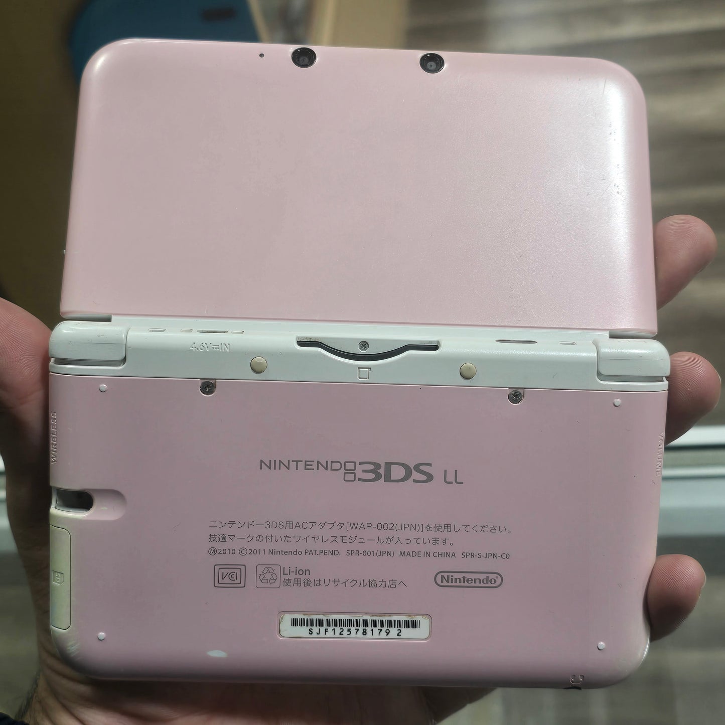 Pink Nintendo 3DS LL Handheld System (US Region) with Digital Games