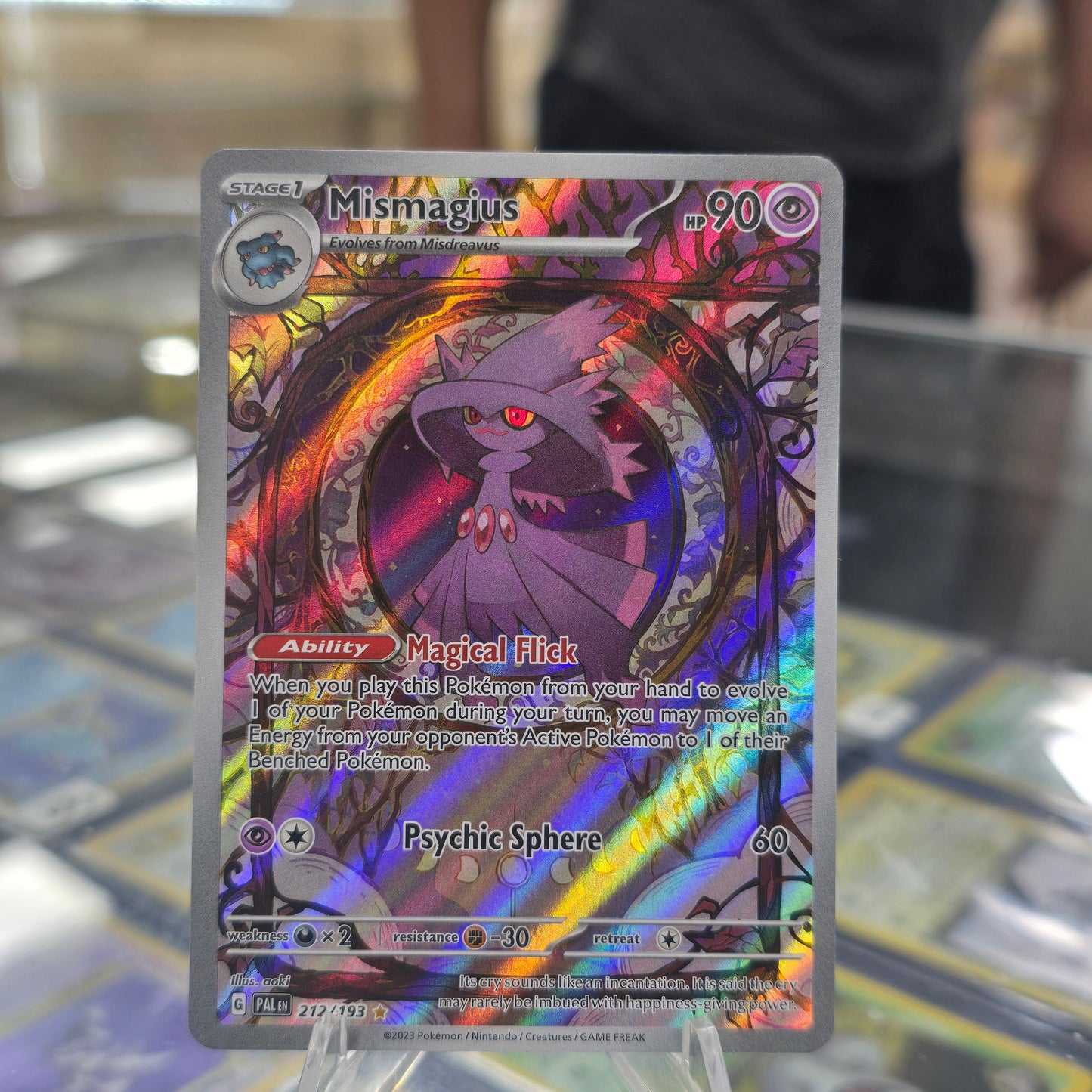 Mismagius - 212/193 - SV02: Paldea Evolved (NM)