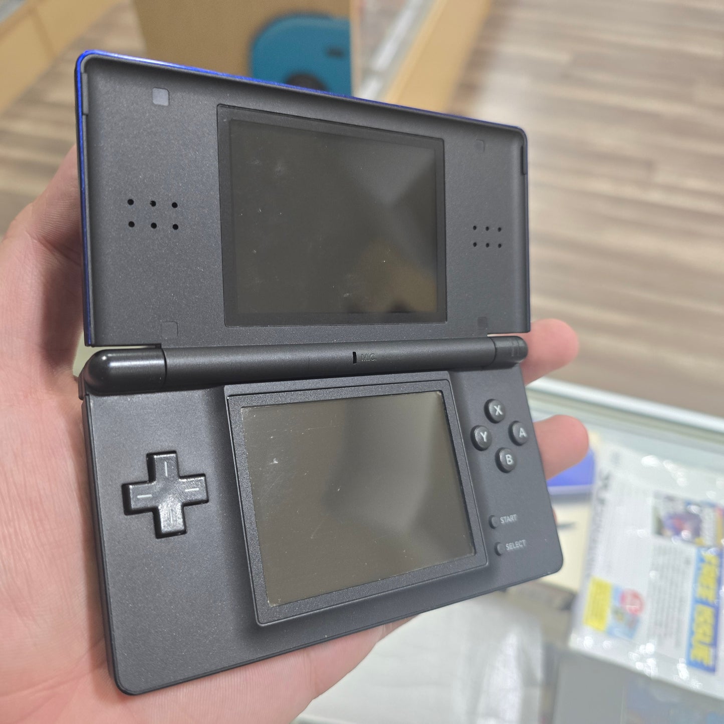Cobalt & Black Nintendo DS Lite Nintendo DS LITE Handheld System with Charger In Box