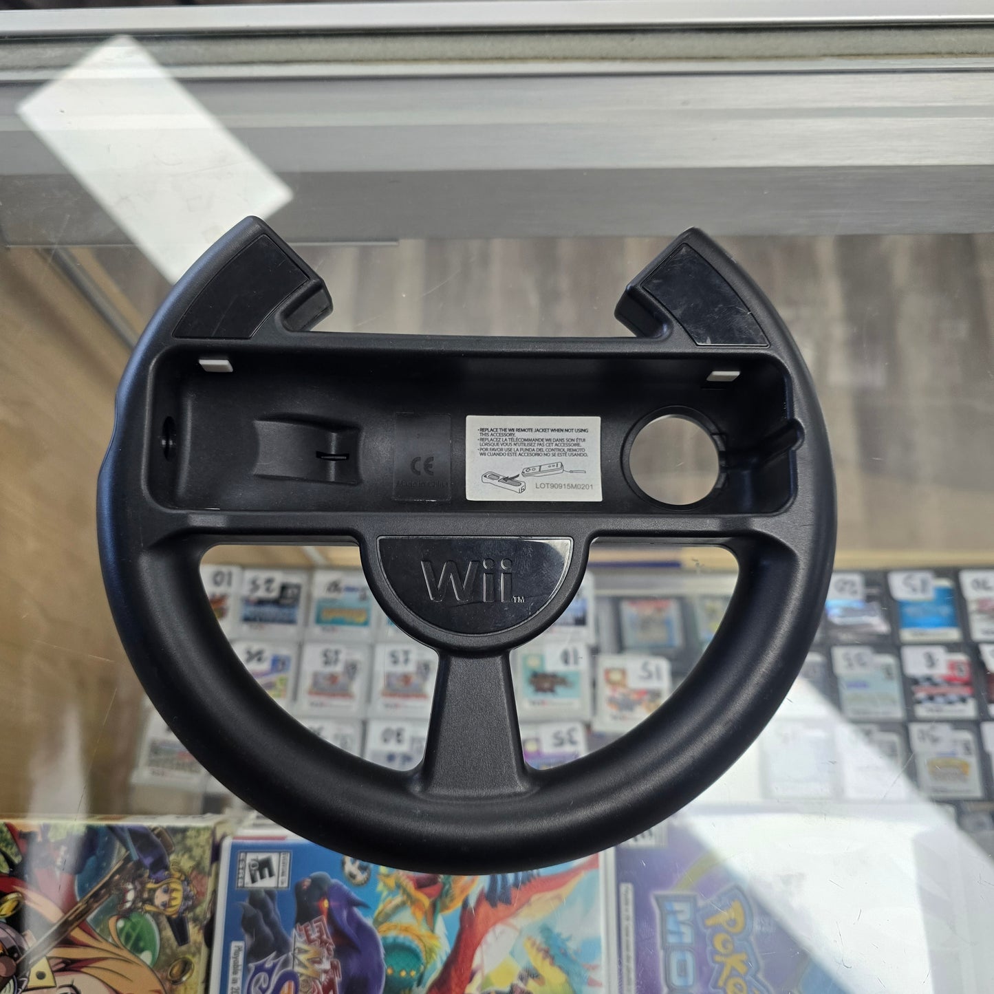 Black Nintendo Wii Drive Wheel for MarioKart