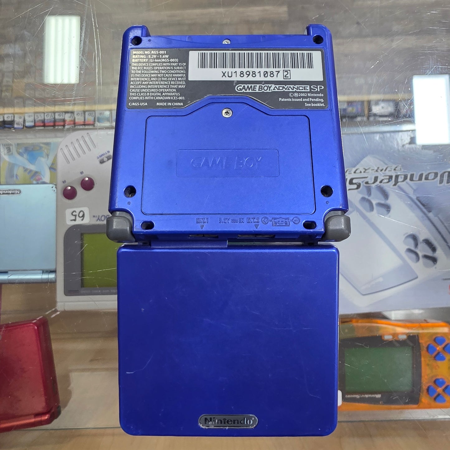 Cobalt Gameboy Advance SP [Charger Included]