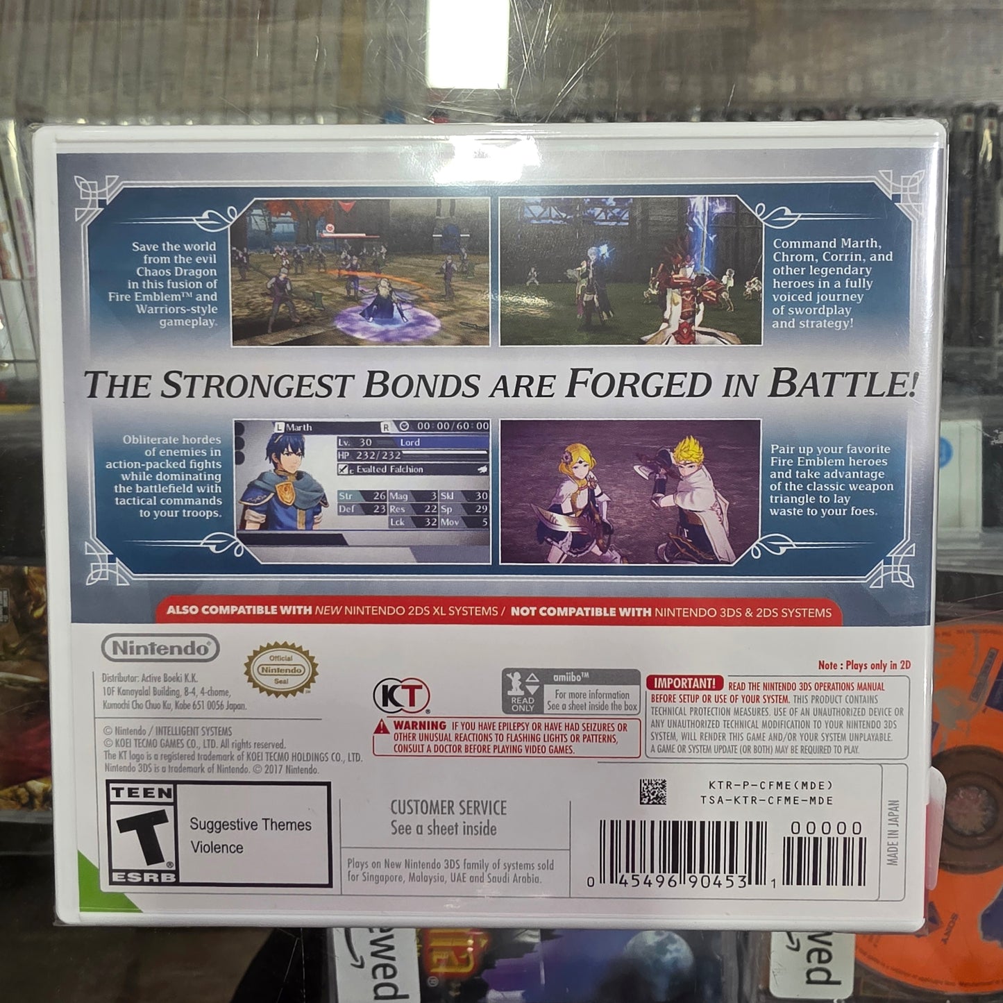 Fire Emblem Warriors Nintendo 3DS New