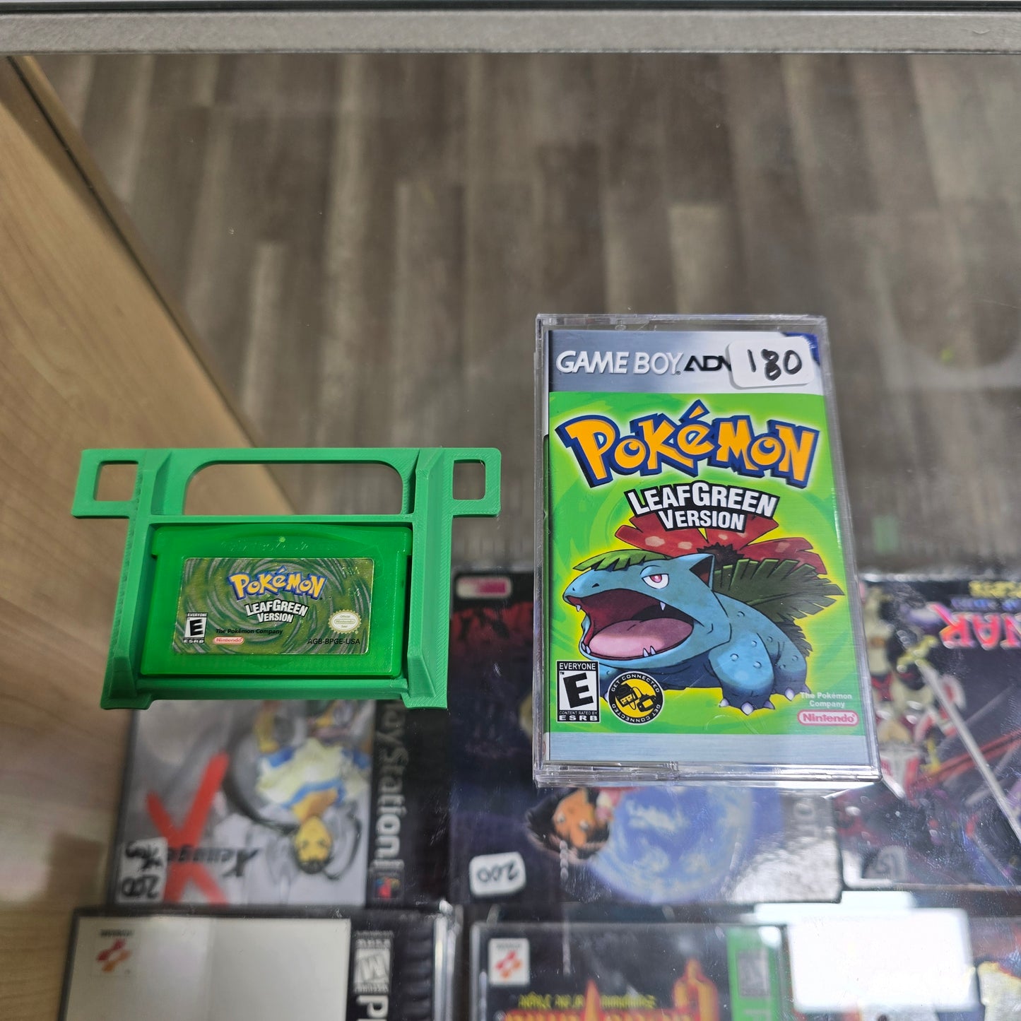 Pokémon LeafGreen (Authentic) with Custom Case Nintendo GameBoy Advance