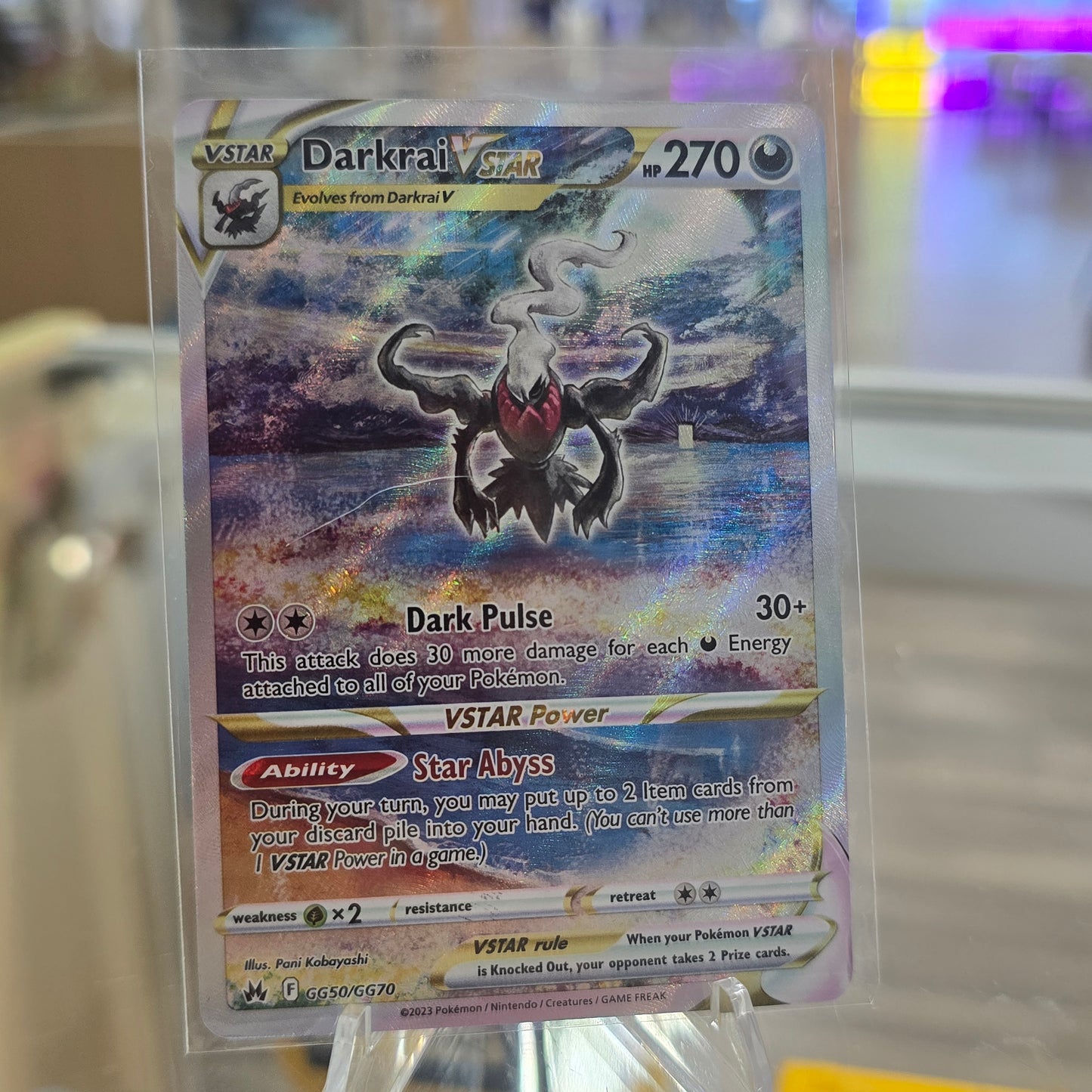 Darkrai VSTAR - Crown Zenith: Galarian Gallery (NM)