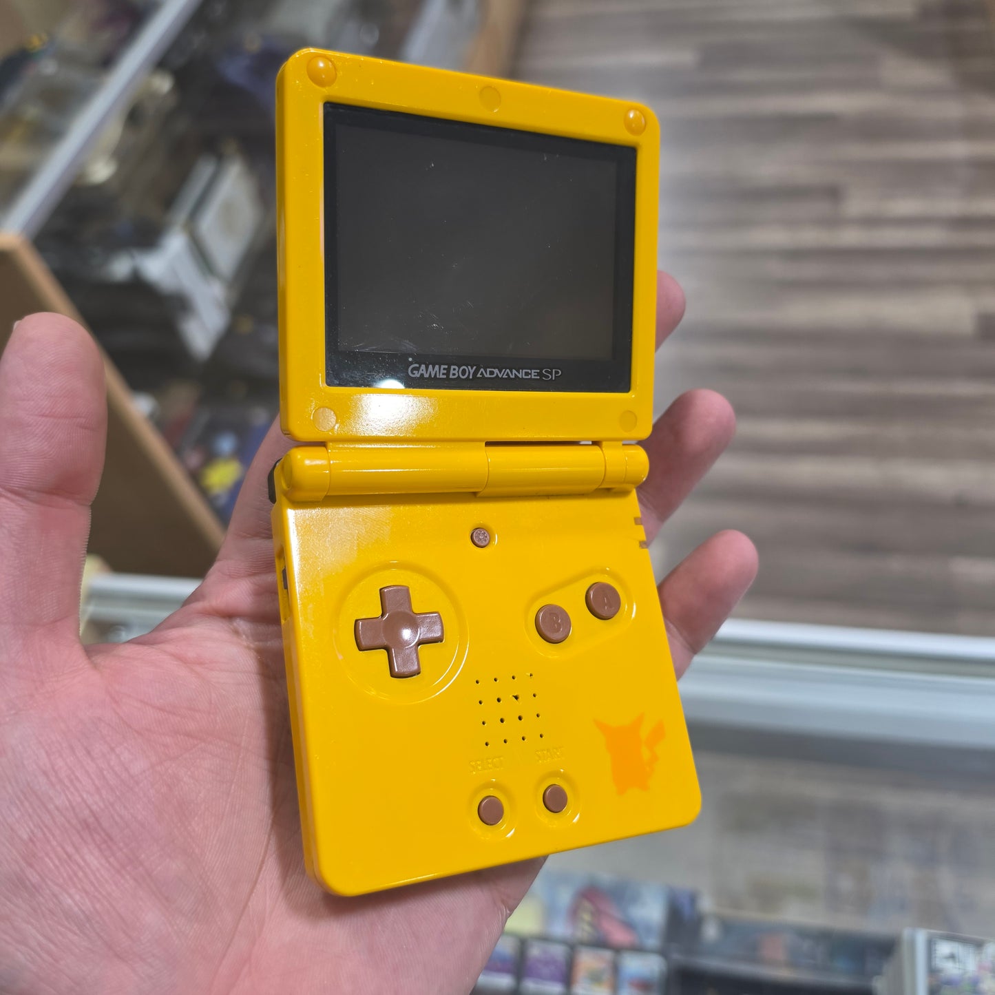 Pikachu Gameboy Advance SP GameBoy Advance AGS 101 Authentic Shell with Charger