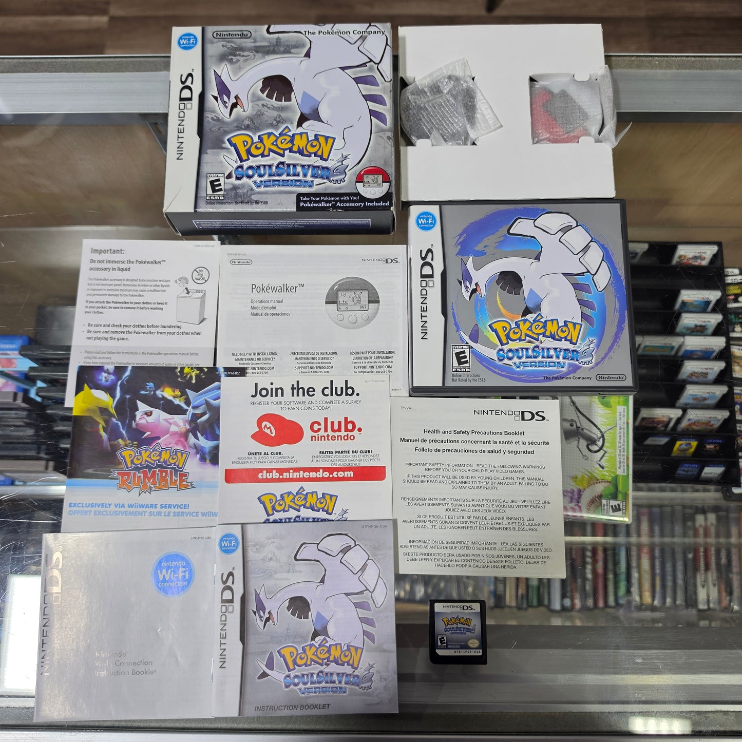 Pokemon SoulSilver Version [Pokewalker] [Big Box] Nintendo DS