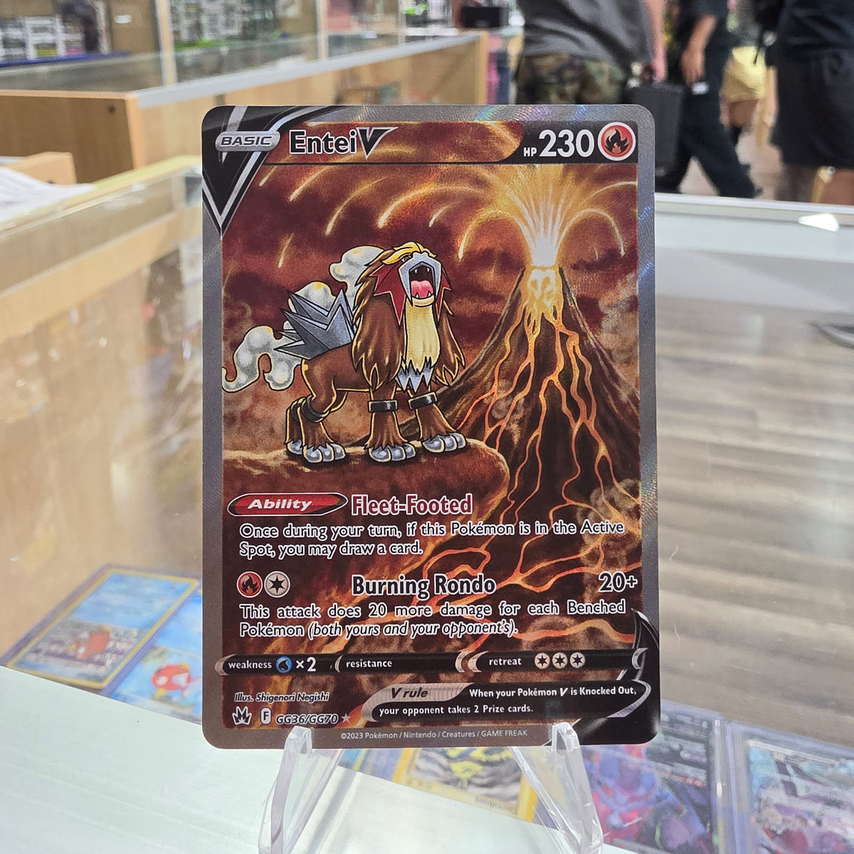 (NM) Entei V - SWSH: Crown Zenith: Galarian Gallery