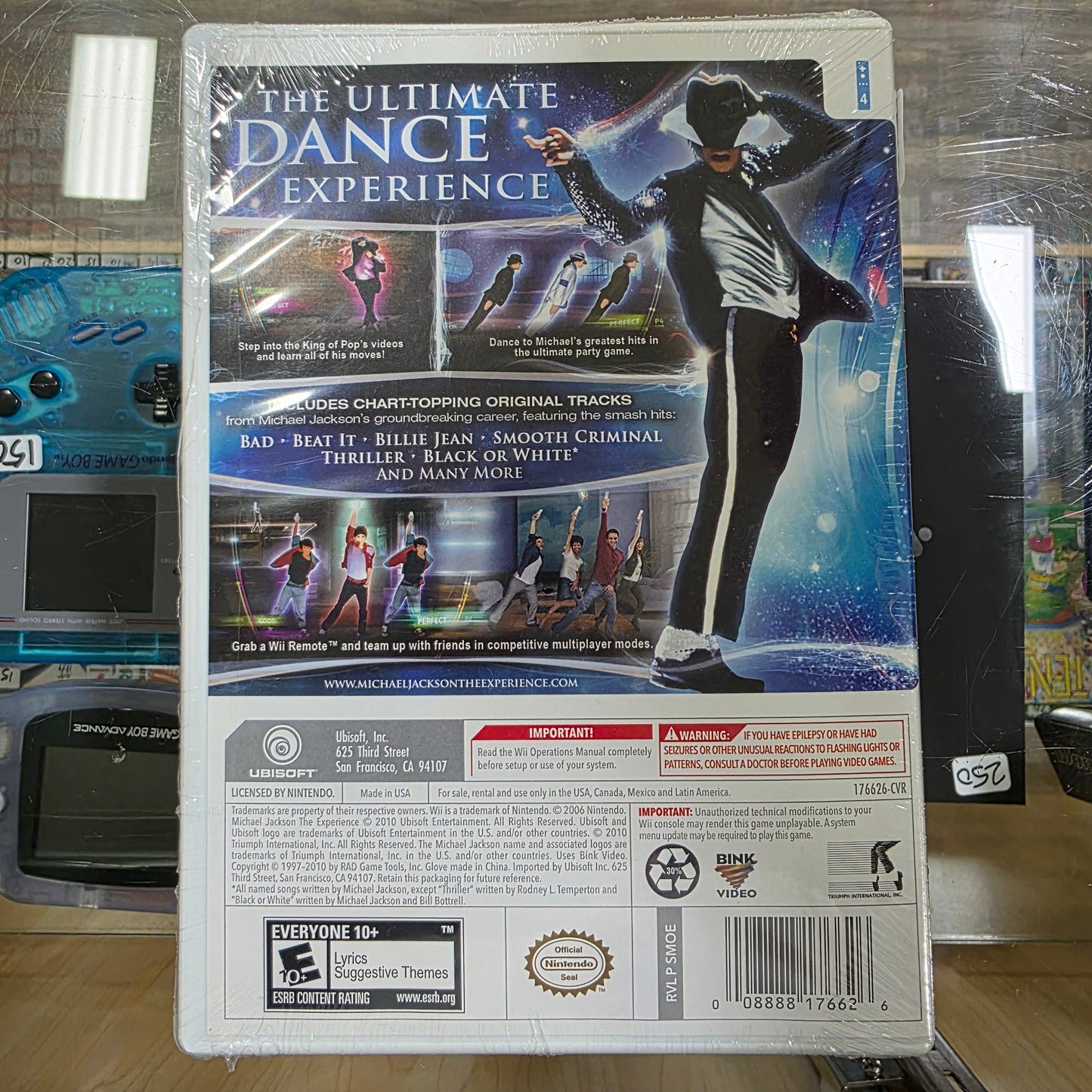 New Sealed Michael Jackson The Experience Nintendo Wii