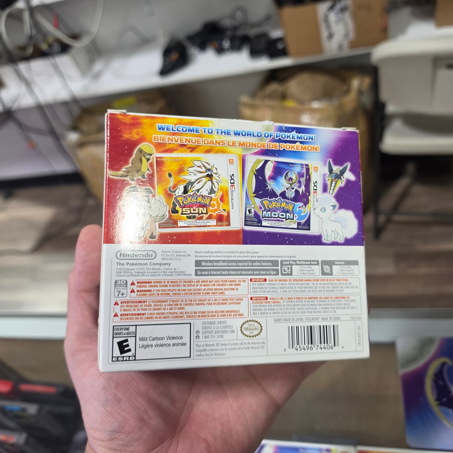 Pokemon Sun & Pokemon Moon Dual Pack [Steelbook Edition] Nintendo 3DS