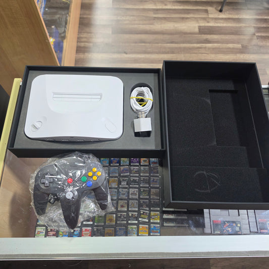 Analogue 3D - White Nintendo 64 with One Original Controller