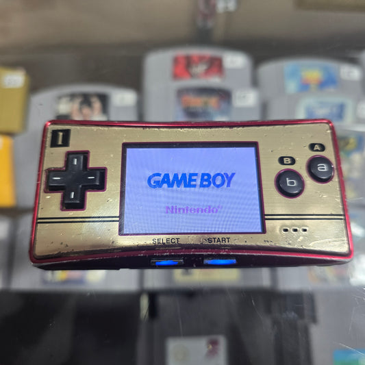 GBA Micro [20th Anniversary Edition] Handheld System with Charger (ROUGH CONDITION)