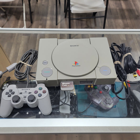 Playstation 1 System Controller Memory card Video and Power Cable Included