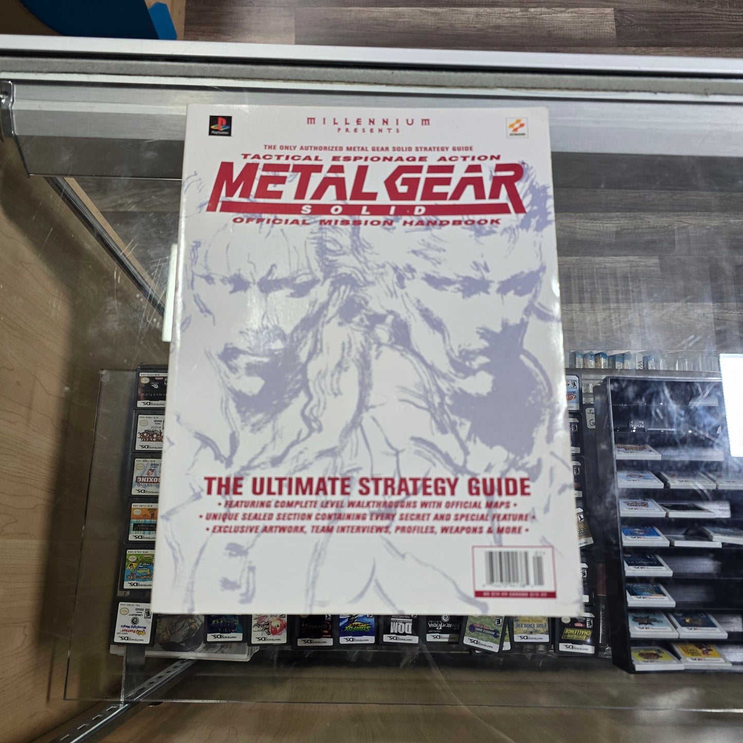 Millennium Publicatio Strategy Gui  Metal Gear Solid Official Mission Hand (Ripped Page)