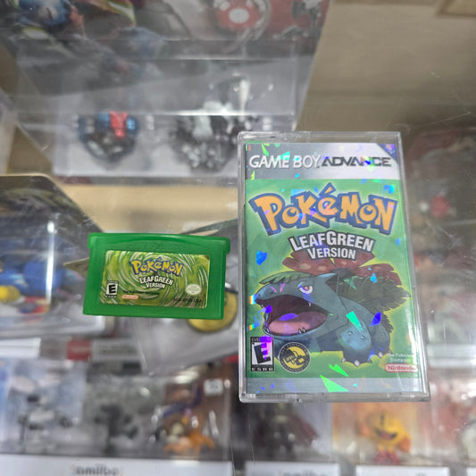 Pokémon LeafGreen with Custom Case (Authentic) Nintendo Gameboy Advance