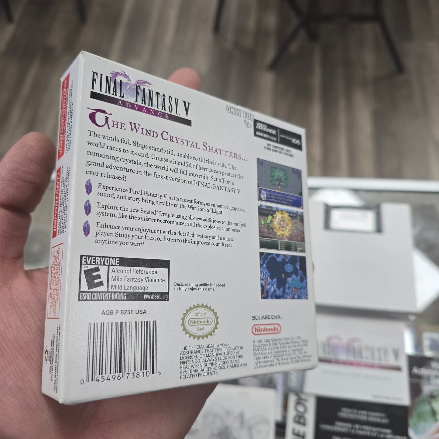Final Fantasy V Advance (Clean)  Nintendo Gameboy Advance