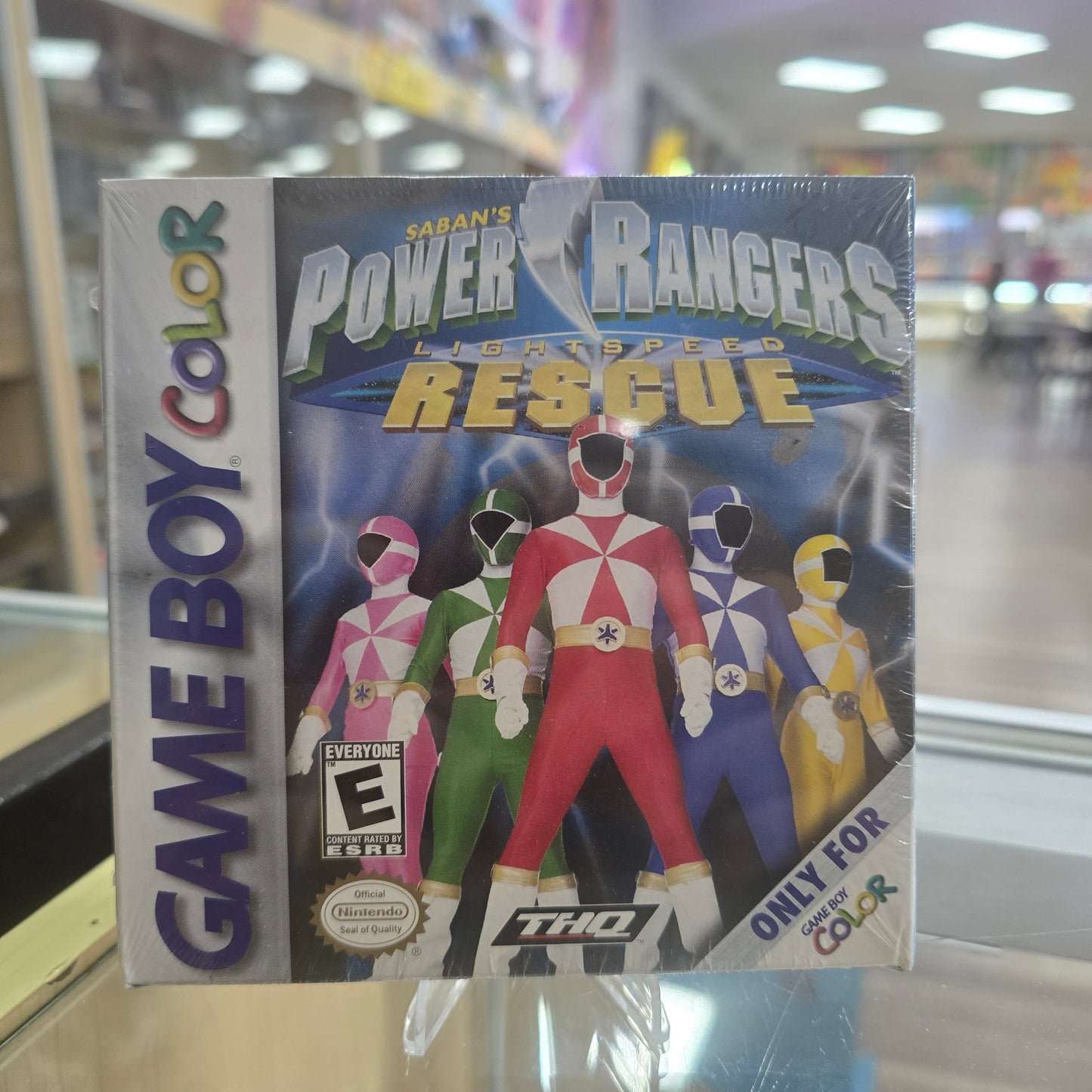 Power Rangers Lightspeed Rescue Nintendo Gameboy Color (Sealed)