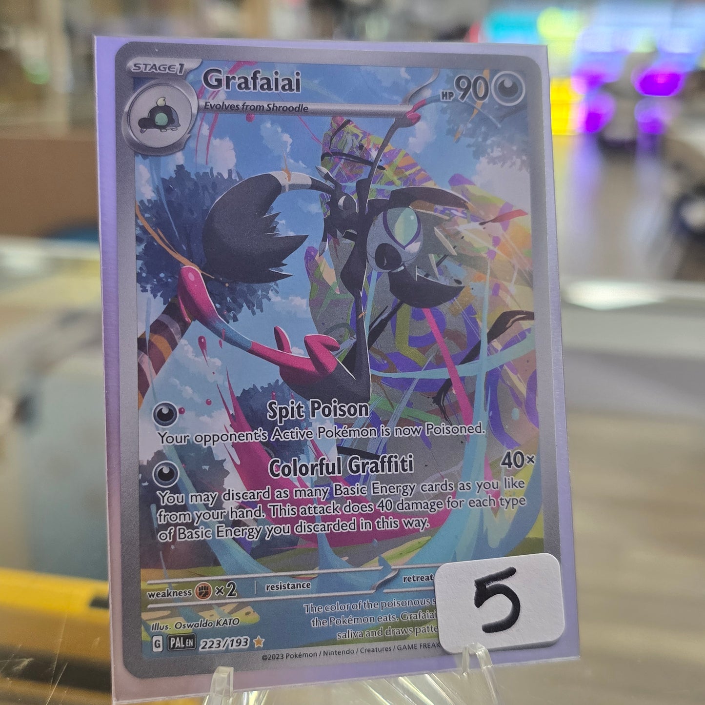 Grafaiai - 223/193 - SV02: Paldea Evolved (NM)