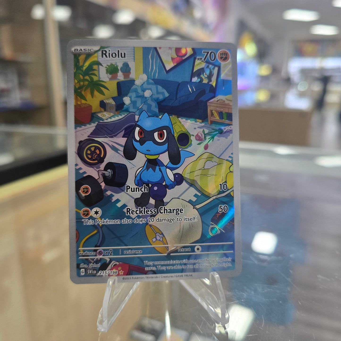 Riolu - 215/198 - SV01: Scarlet & Violet Base Set NM