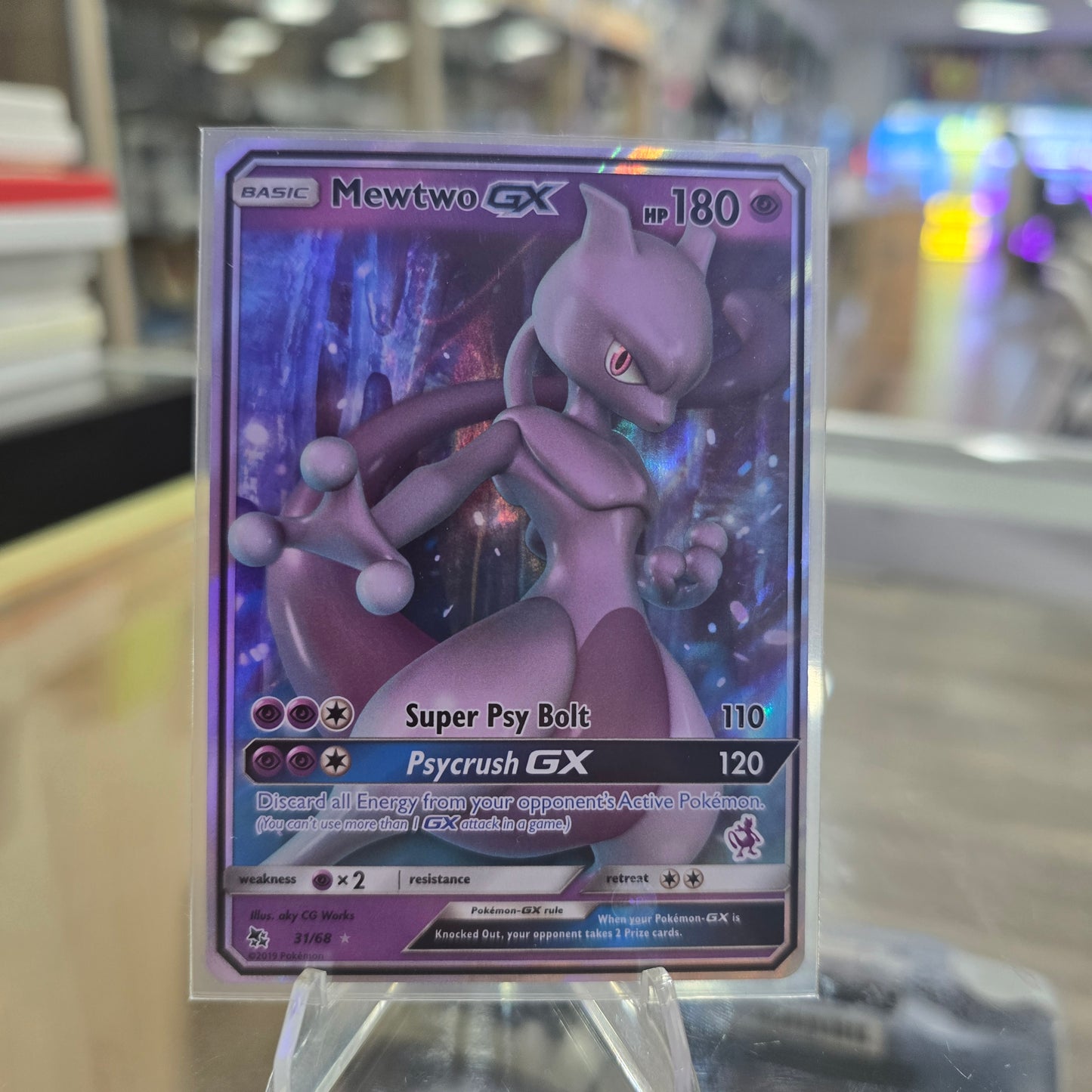 Mewtwo GX - Hidden Fates (NM)