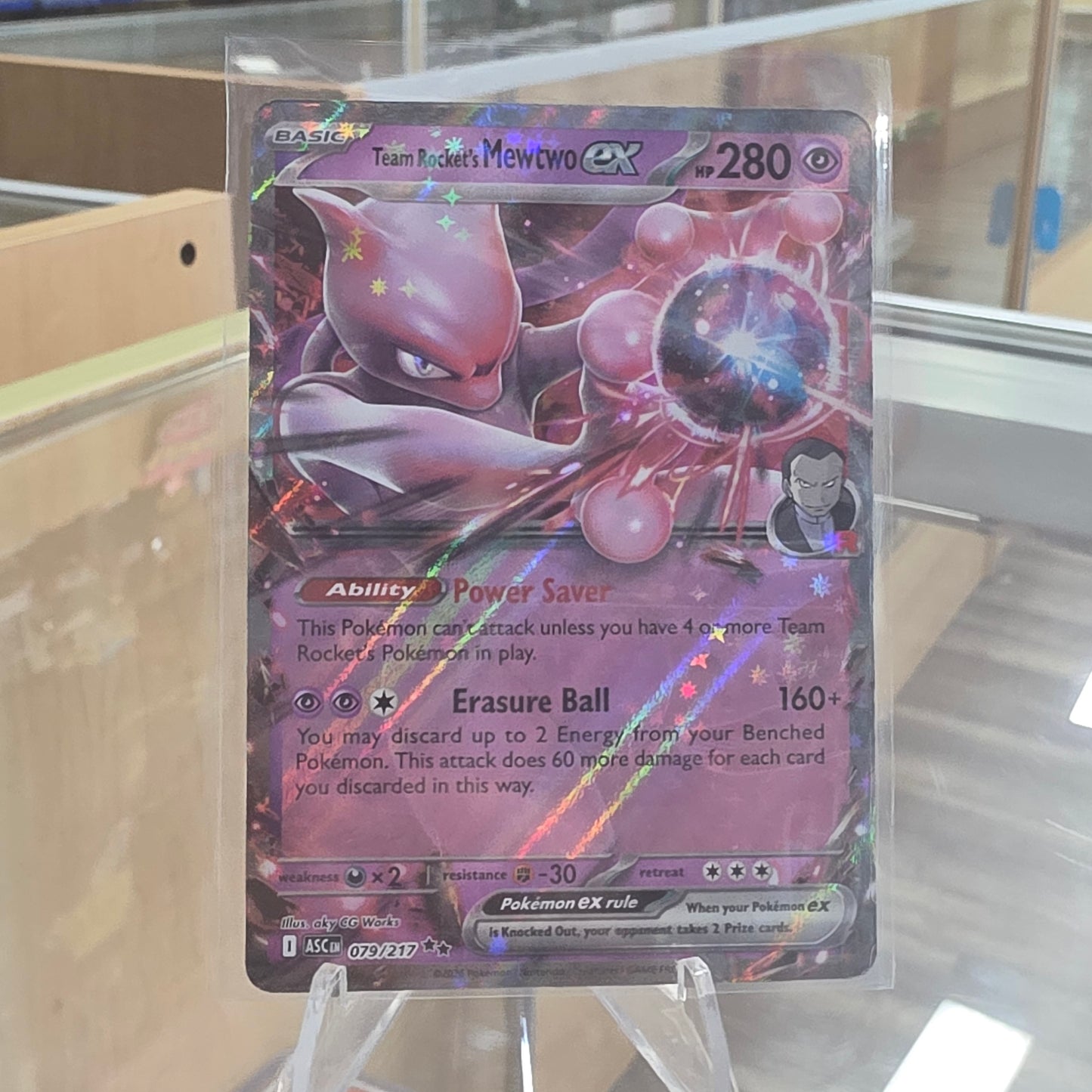 Team Rocket's Mewtwo ex - 081/182 - SV10: Destined Rivals (NM)