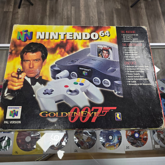 Nintendo 64 Console 007 Goldeneye Boxed Edition with Game (PAL BOX) RARE!